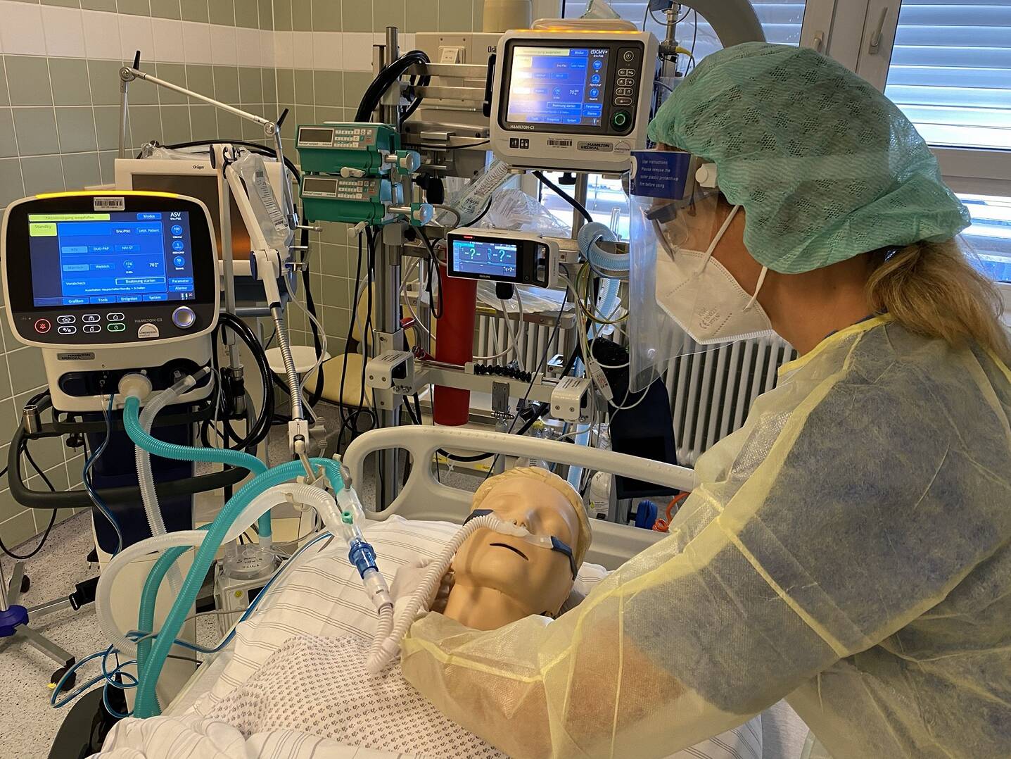 Intensivpflege Marien-Hospital Papenburg. Foto: Denise Kiesow, Marien Hospital